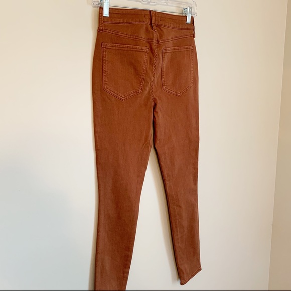 SOLD! SO American Heritage 3/ 26W Rust High Rise Jeggings Skinny Jeans - Picture 5 of 8